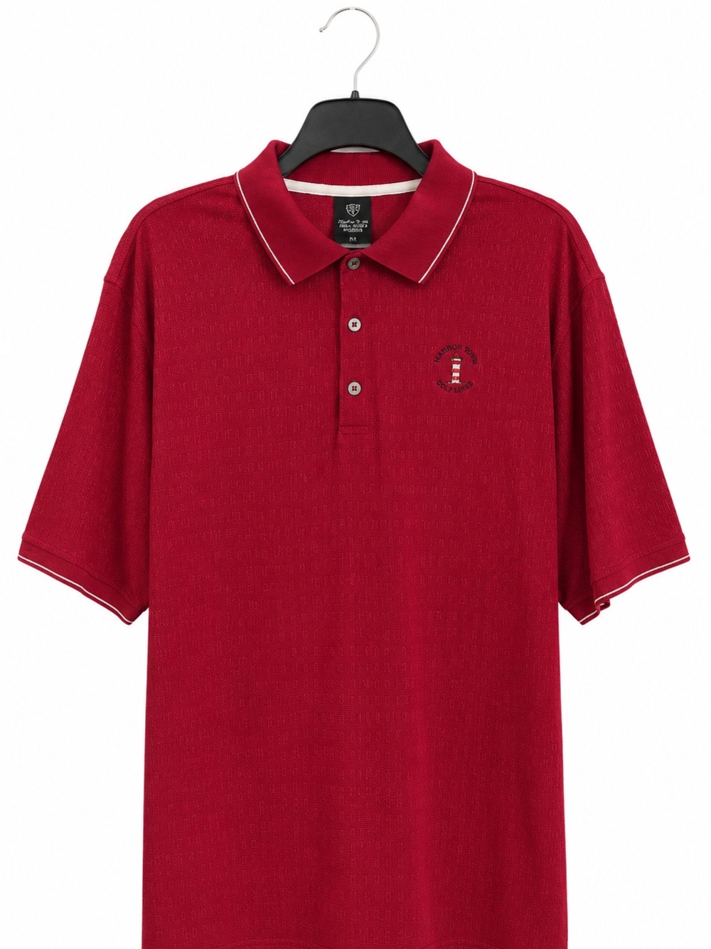 Nike Golf Dri Fit Harbour Town Polo Shirt Mens XL Red Performance